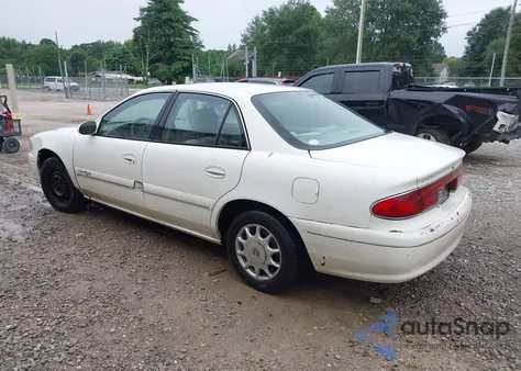 2001 Buick Century Custom z USA, uszkodzony, nr VIN 2G4WS52J011247544